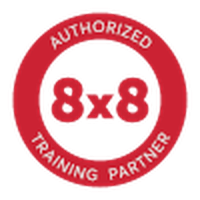 8x8 Authorized Training Partner badge