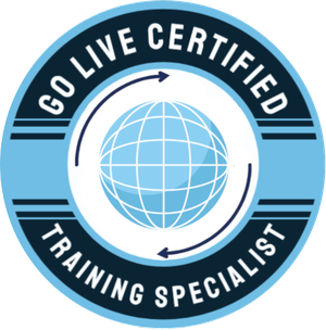 Go Live Certified Training Specialists badge